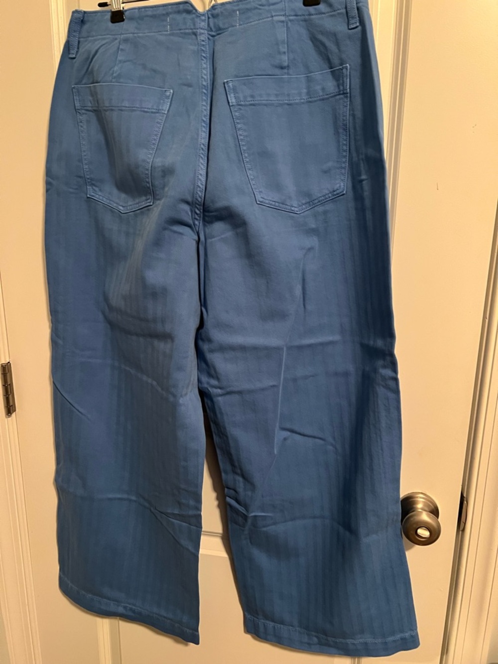 Old Navy Blue High-Rise Baggy Wide Leg Pants - Picture 3 of 9